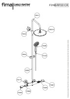 RECAMBIOS COLUMNA DUCHA MONOMANDO SERIE 22 FIMA